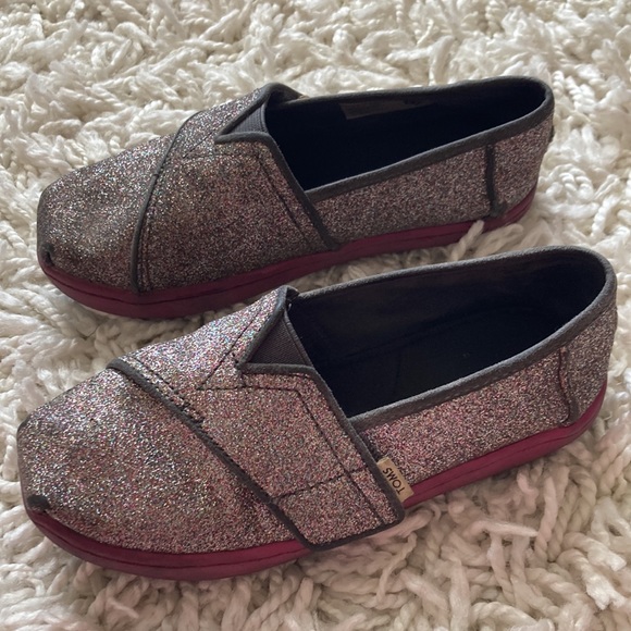 TOMS Sparkle Glitter Shoe Size 11 - Picture 5 of 13